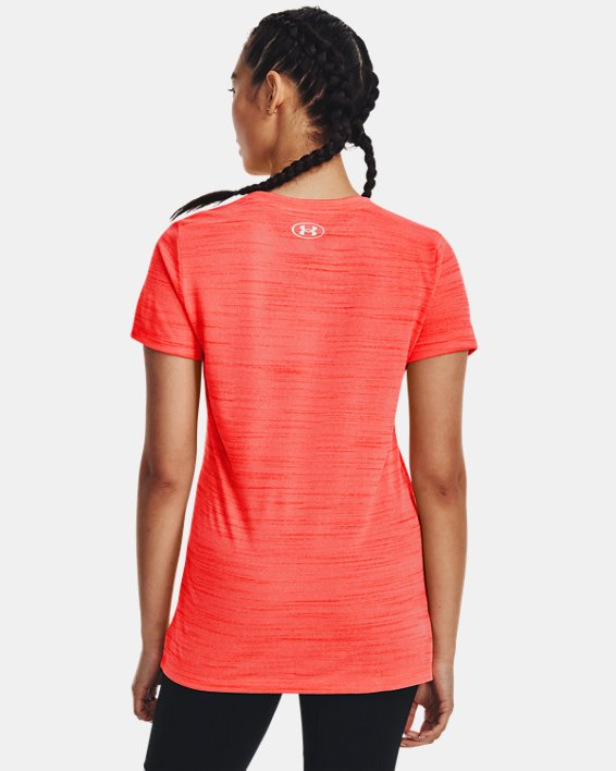 Women's UA Tech™ Tiger Short Sleeve in Red image number 1